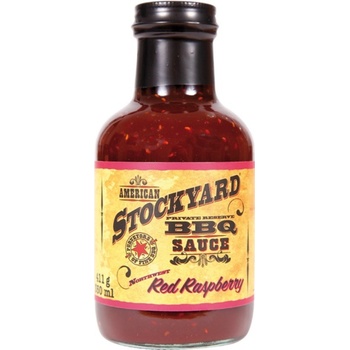 American Stockyard BBQ grilovací omáčka Red Raspberry sauce 355 ml