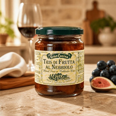 Gran Cucina Ovocný mix v červenom víne Nebbiolo 350g