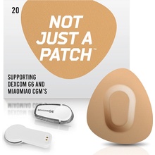 Not Just a Patch náplasť pre senzory Dexcom / MiaoMiao telová 20 ks