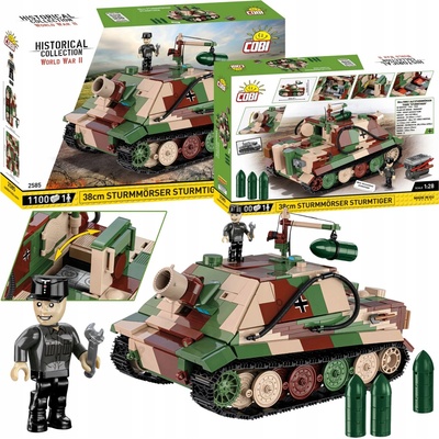COBI 2585 World War II Německý samohybný raketomet 38 cm Sturmmörser TIGER Sturmtiger