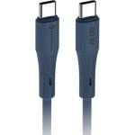 Forcell Кабел Forcell F-Energy, USB-C, C344, QC4.0, PD, 3A, 60W, 1m, син