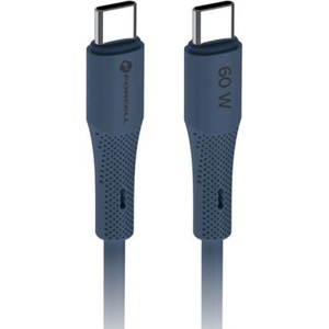 Forcell Кабел Forcell F-Energy, USB-C, C344, QC4.0, PD, 3A, 60W, 1m, син