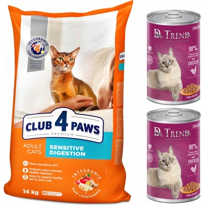 CLUB 4 PAWS Premium Chicken For adult cats 14 kg