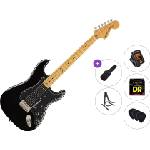 Squier Classic Vibe '70s Stratocaster HSS MN Standard SET Black Електрическа китара