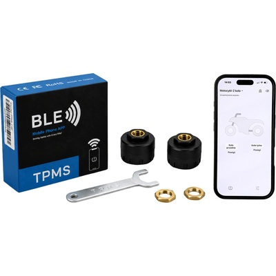 Univerzálne TPMS Snímače Tlaku v Pneumatikách pre Skúter, Bicykel, Kolobežku