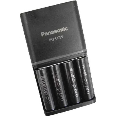 ENELOOP ЗАРЯДНО УСТРОЙСТВО smart quick charg 4aa up to 2500 bq-cc55 eneloop (eneloop 30001274)