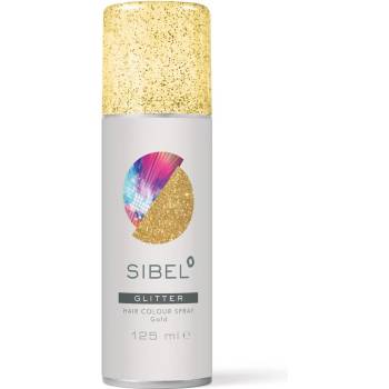 Sibel Hair Colour barevný sprej na vlasy žlutá/ třpytky