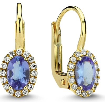 Lillian Vassago zlaté s tanzanitem a brilianty LLV11-SMEG5636-01-TAN