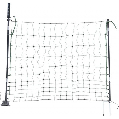Vstupní branka k síti pro elektrický ohradník, výška 110 cm, šířka 125 cm, dvojitý hrot
