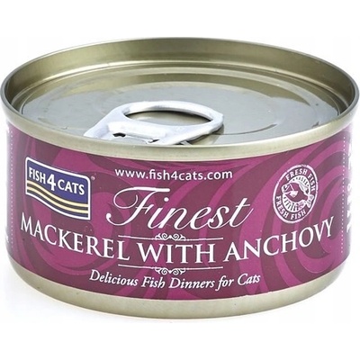 Fish4cats Finest makrela so sardinkami 70 g