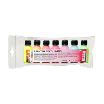 Artemiss Sada svietiacich textilných farieb 7 x 25 g