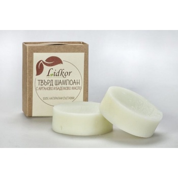 Lidkor Твърд шампоан с Арган и Бадемово масло