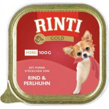 Rinti Gold Mini Adult Dog hovězí a perlička 100 g