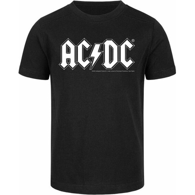 Tričko metal METAL-KIDS AC-DC Logo, single-col. černá