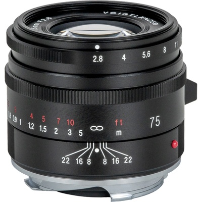 VOIGTLÄNDER 75 mm f/2,8 Apo-Skopar M-bajonet černý