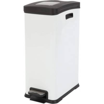 EKO-Europe EKO Кош за събиране на отпадъци с педал REJOICE - 30 литра - бял (EKO 923800 - White)