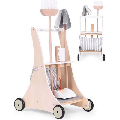 ECOTOYS úklidový vozík s příslušenstvím