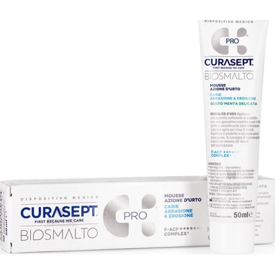 Curasept Biosmalto Mousse máta 50 ml