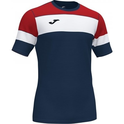 Joma tričko Crew IV Cotton T-Shirt dark navy red