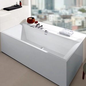 Villeroy & Boch Squaro Edge12 180x80 см правоъгълна вана от композит Quaryl (UBQ180SQE2DV-01)