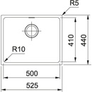 Franke SID 110-50 bílá