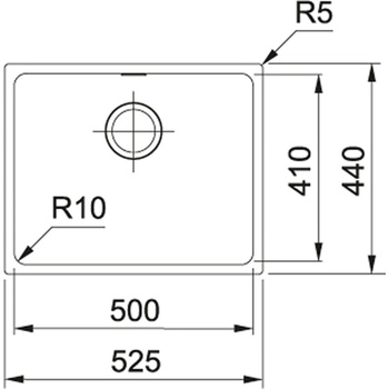 Franke SID 110-50 bílá