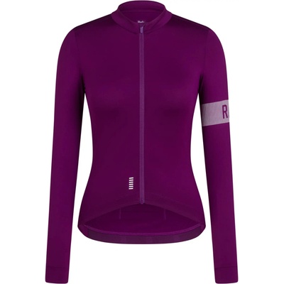 Rapha Pro Team Long Sleeve Midweight Jersey II deep magenta/white dámský