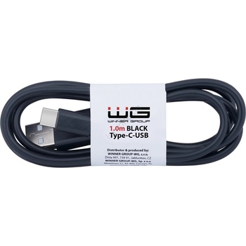 WINNER GROUP-WG - USB кабел USB-C / USB-A 1m черен (WN0007)