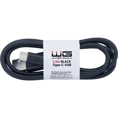 WINNER GROUP-WG - USB кабел USB-C / USB-A 1m черен (WN0007)
