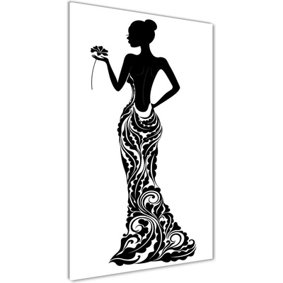 Vertikálny fotoobraz na skle Ilustrácie módy 50x100 cm