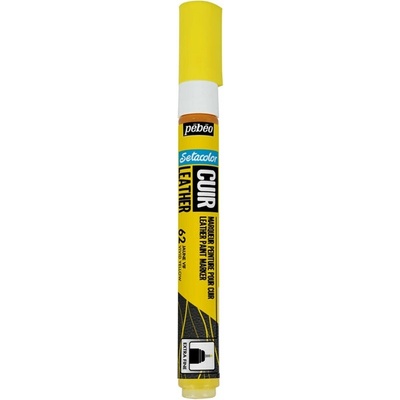 Pebeo Setacolor extra fine fixka na kožu živá žltá