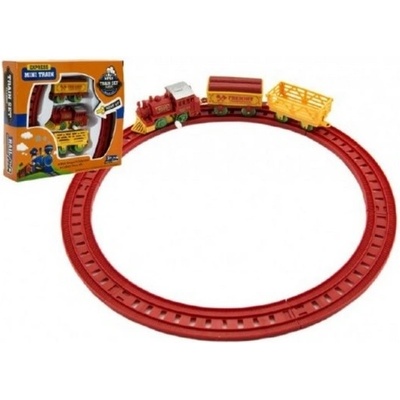 Vlak na klíček 2 vagónky s kolejemi plast 7cm různé barvy – Zboží Mobilmania