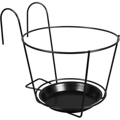 Držák BUMETA Extra strong, věšák, kovový, na květináč, na zábradlí, s podložkou, 22 cm ST255597 – Zbozi.Blesk.cz