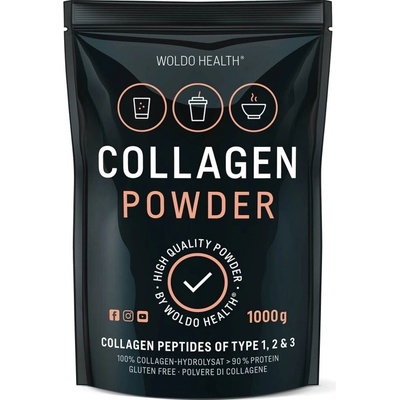 Woldohealth 100% Hovězí collagen 1 kg