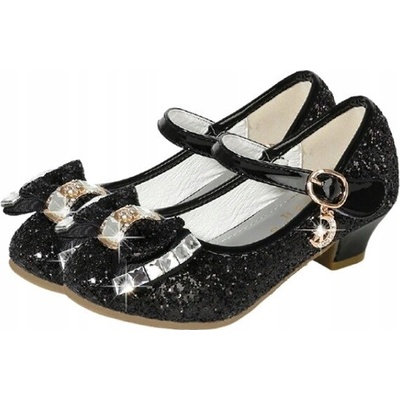 Lesklé balerínky topánky