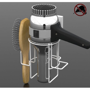 Tekno-Tel е: Поставка за сешоар tekno tel ef-262w , двойно лепяща лепенка (9999150128)