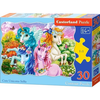 Castorland Jednorožci 30 dielov