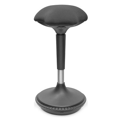 DIGITUS Ergonomická stolička / pomůcka pro stání, výškově nastavitelná s plynovou tlakovou (DA-90422)