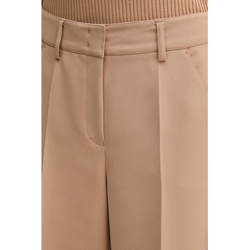 Marc Aurel Панталон Marc Aurel в бежово с широка каройка, с висока талия 1923-2000-93485 (1923.2000.93485)