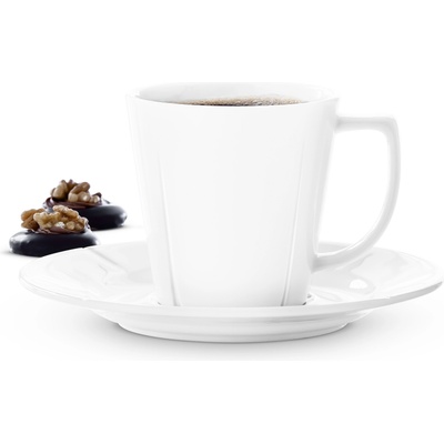 Rosendahl Чаши за кафе Grand Cru с чинийки бели 4 бр (20363)