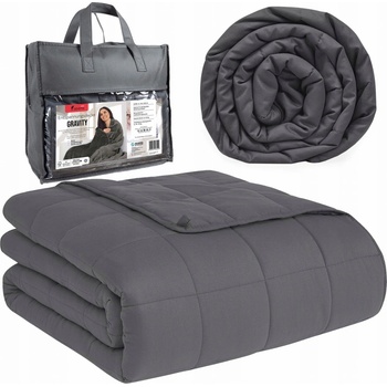 Ruhhy 19532 Záťažová prikrývka antistresová 8 kg sivá 150x200