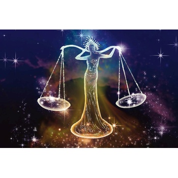 DIMEX ART s. r. o Флизелинов фототапет зодиакален знак - везни 375 x 250 см