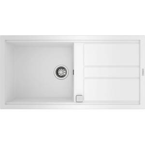 Teka Nova 60 L-TG Гранитна мивка за вграждане бяла (115330061) Мивка за вграждане