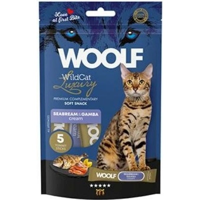 WOOLF WildCat Cream Luxury Seabream&Gamba 5 x 14 g