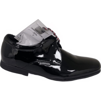 Lambretta Обувки Lambretta Kids' Tomkin Patent Derby Shoes - Patent Black