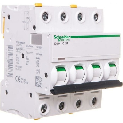 Schneider Electric A9F04425 Acti9 iC60N 4P 25A C 6kA