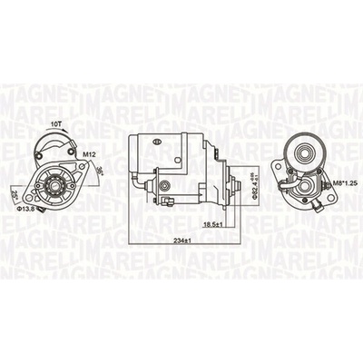 Startér MAGNETI MARELLI 063721154010