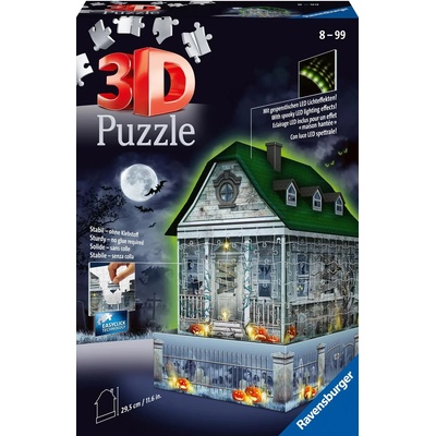 Ravensburger 3D Пъзел Ravensburger от 216 части - Къщата на духовете (11254)