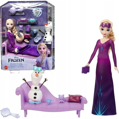Mattel Ledové Království Frozen Snow Dreams set Elsa a Olaf HLX27