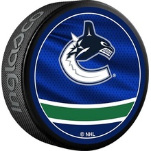 Inglasco / Sherwood Puk Vancouver Canucks Reverse Retro Jersey Souvenir Collector Hockey Puck